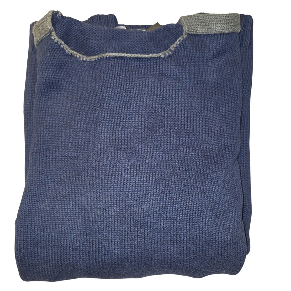 Agave UX Mens Sweater XL Blue Crew Neck Long Sleeve Pullover Knit - Picture 7 of 7
